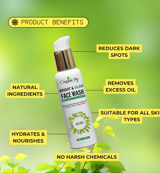 Bright & Glow Organic Face Wash