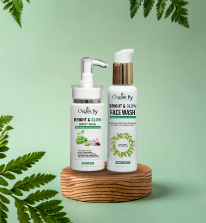 Bright & Glow Deal with Organic Facial & FaceWash