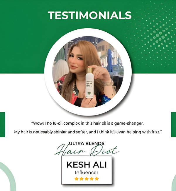 Nourishing Hair Oil | 18-in-1 Oil with 26 Organic Herbs (200 ml)