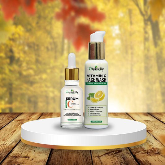 Bright & Glow Deal with Vitamin C Face Serum & Vitamin C Lemon Facewash