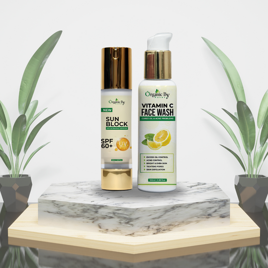 Sun Block & Vitamin C Lemon Facewash Organic