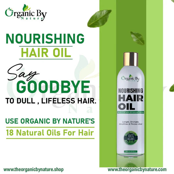 Nourishing Hair Oil | 18-in-1 Oil with 26 Organic Herbs (200 ml)