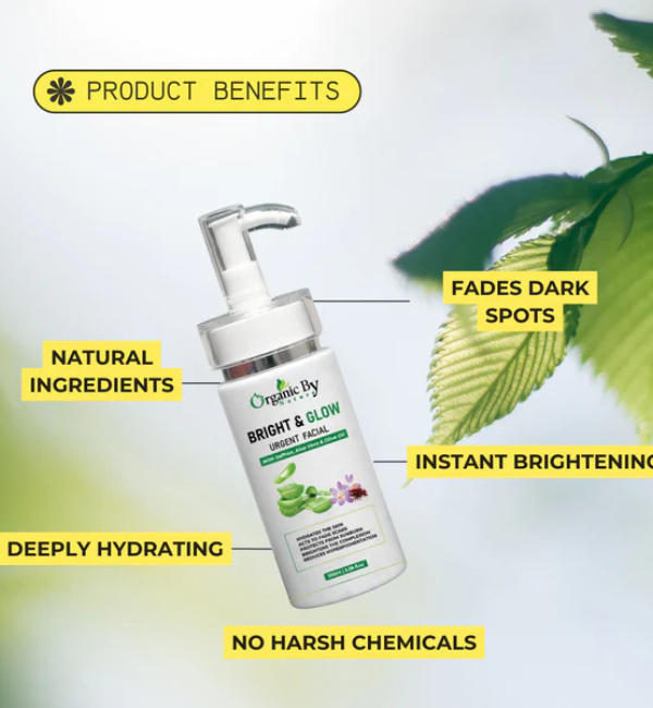 Bright & Glow Deal with Organic Facial & FaceWash